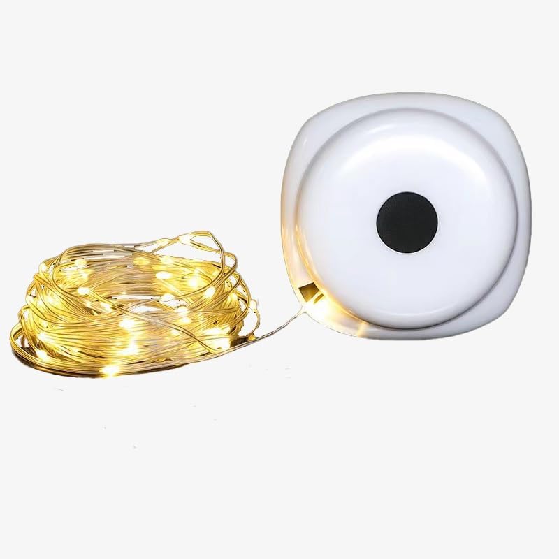 LED camping light rechargeable, hanging tent 10M light strip, 1500mAh large battery, 4 lighting modes, wind proof and waterproof lighting atmosphere light, suitable for camping