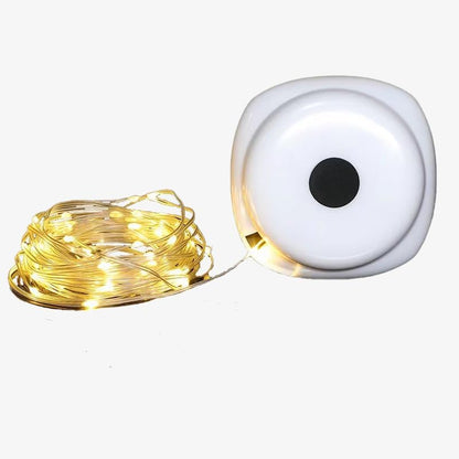 LED camping light rechargeable, hanging tent 10M light strip, 1500mAh large battery, 4 lighting modes, wind proof and waterproof lighting atmosphere light, suitable for camping