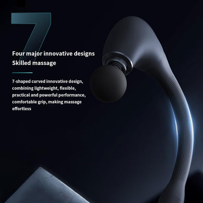 Massage Gun Deep Tissue with Upgraded Extension Handle for The Full Body,Pain Relief, Percussion Back Massager with 5 Massage Heads,Relax Gift for Mom, Dad,...