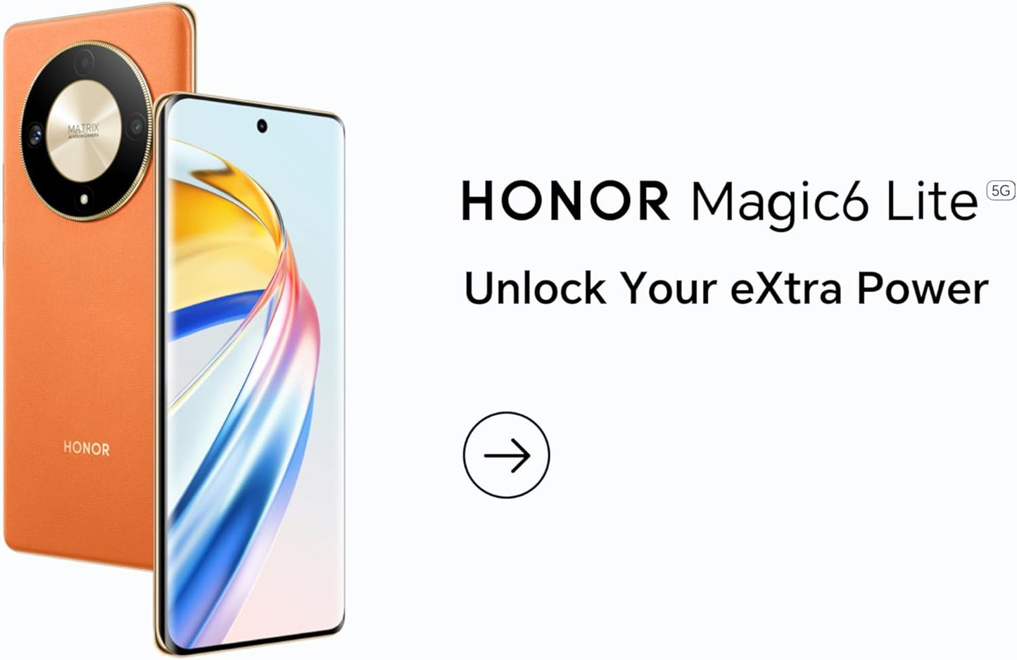 HONOR Magic6 Lite, Sim-Free Mobile Phones, 5G Smartphone, 8GB+256GB, 6,78” Anti-Drop 120Hz Display