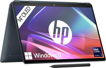HP Spectre x360 2-in-1 Convertible Laptop | Intel Core Ultra 7 155H with Integrated AI | 16 Inch WQXGA IPS Touchscreen | 16GB RAM | 1TB SSD
