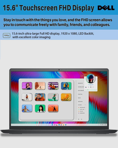 Dell Inspiron 3525 Business Laptop, 15.6 Inch FHD, AMD Ryzen 7 5825U, Windows 11 Pro, 32GB RAM, 1TB SSD Carbon Black