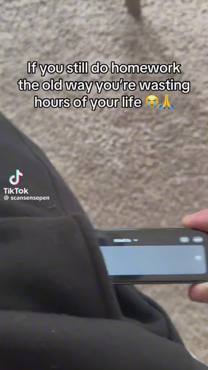 ScanSense AI Smart Pen - Instant AI Answers for Math, History & More | Offline Translation (60+ Languages), Camera, Bluetooth, Music & File Storage