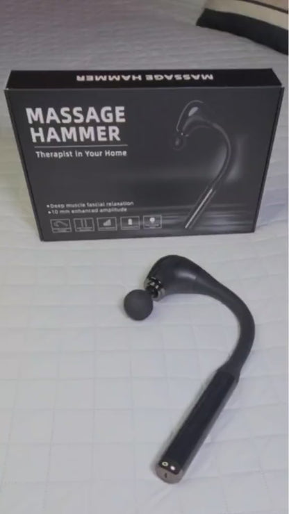 Massage Gun Deep Tissue with Upgraded Extension Handle for The Full Body,Pain Relief, Percussion Back Massager with 5 Massage Heads,Relax Gift for Mom, Dad,...