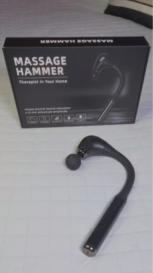 Massage Gun Deep Tissue with Upgraded Extension Handle for The Full Body,Pain Relief, Percussion Back Massager with 5 Massage Heads,Relax Gift for Mom, Dad,...